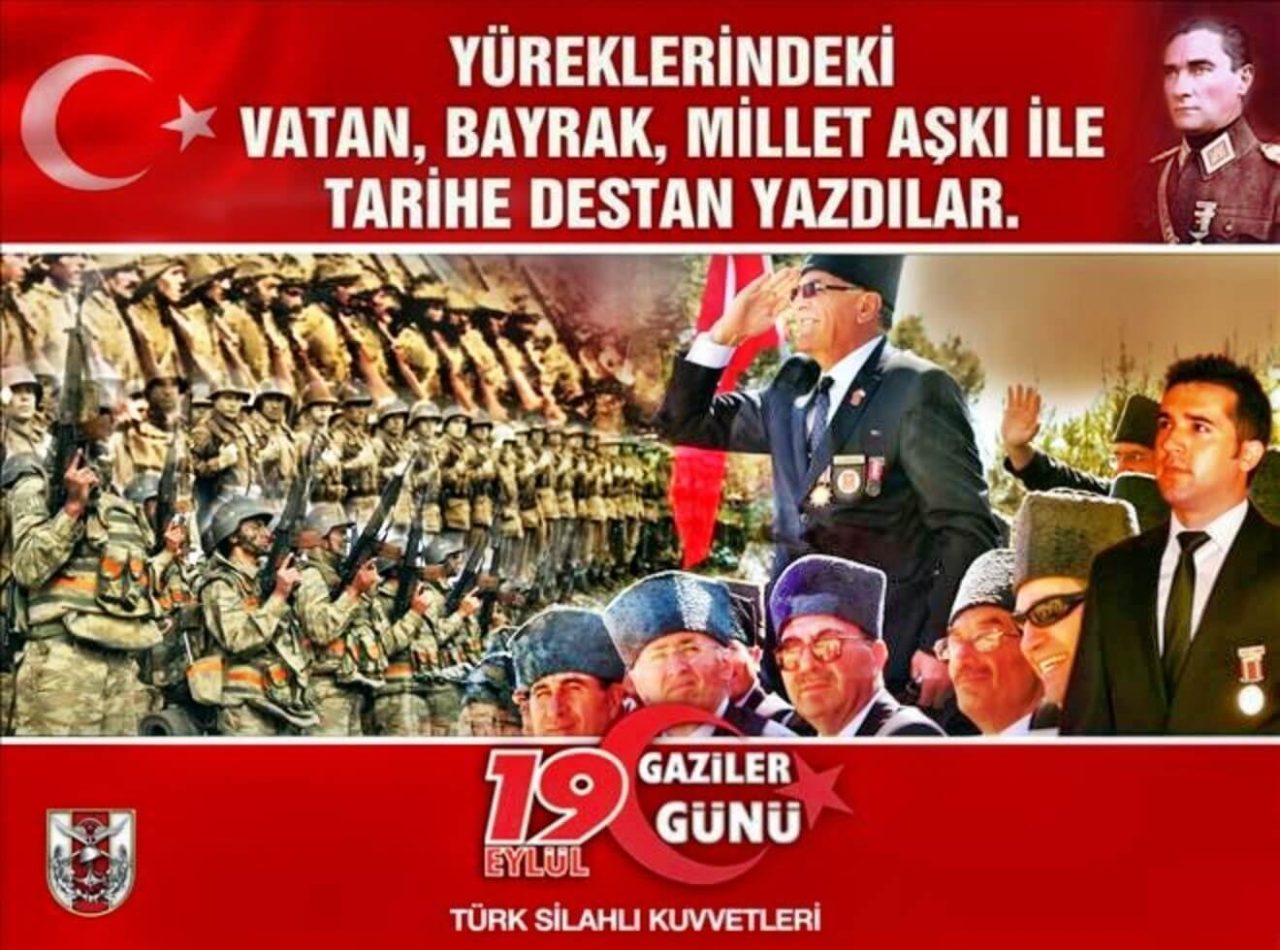 19 Eylül Gaziler Günü Kutlu Olsun