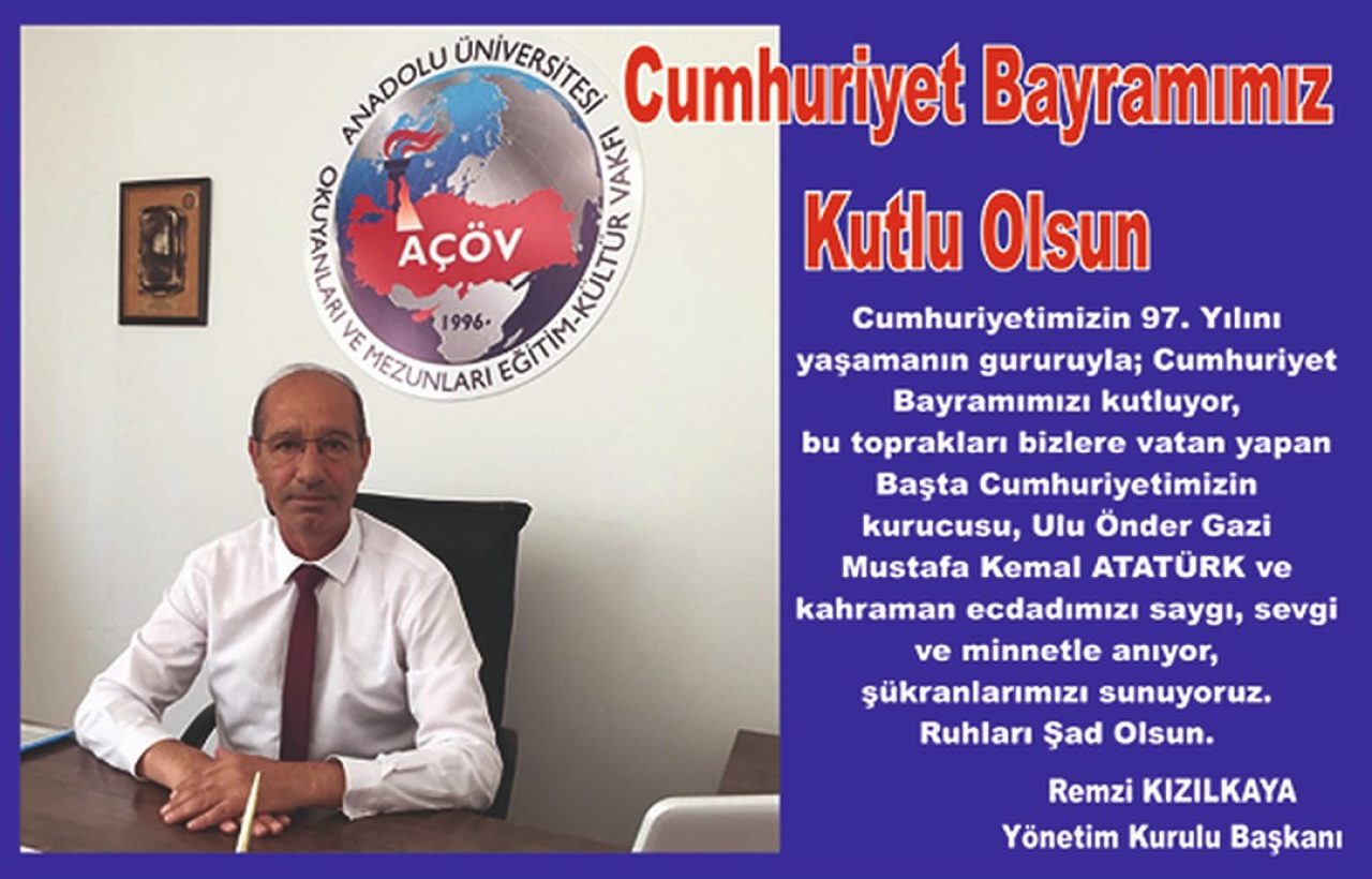 Cumhuriyet Bayramımız Kutlu Olsun