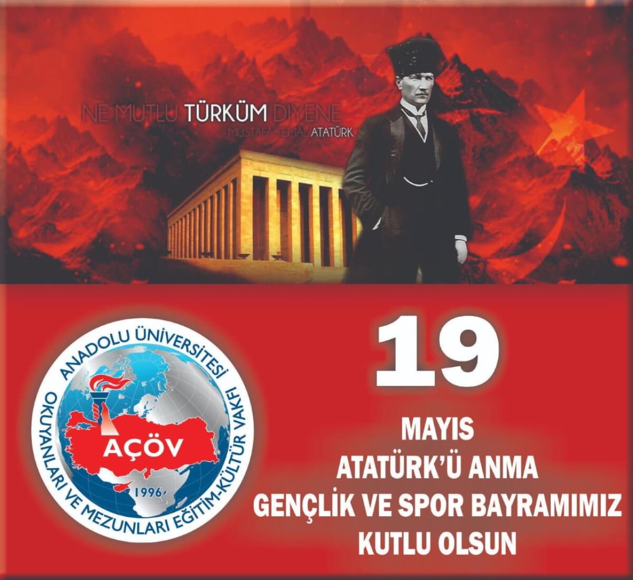 19 Mayıs Atatürk’ü Anma Gençlik ve Spor Bayramı Kutlu Olsun